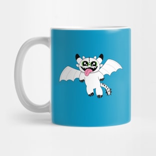 White and black Nightlight Dragon Mug